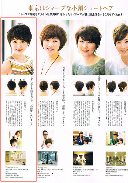 2013年6月　HERS　pinceau紹介